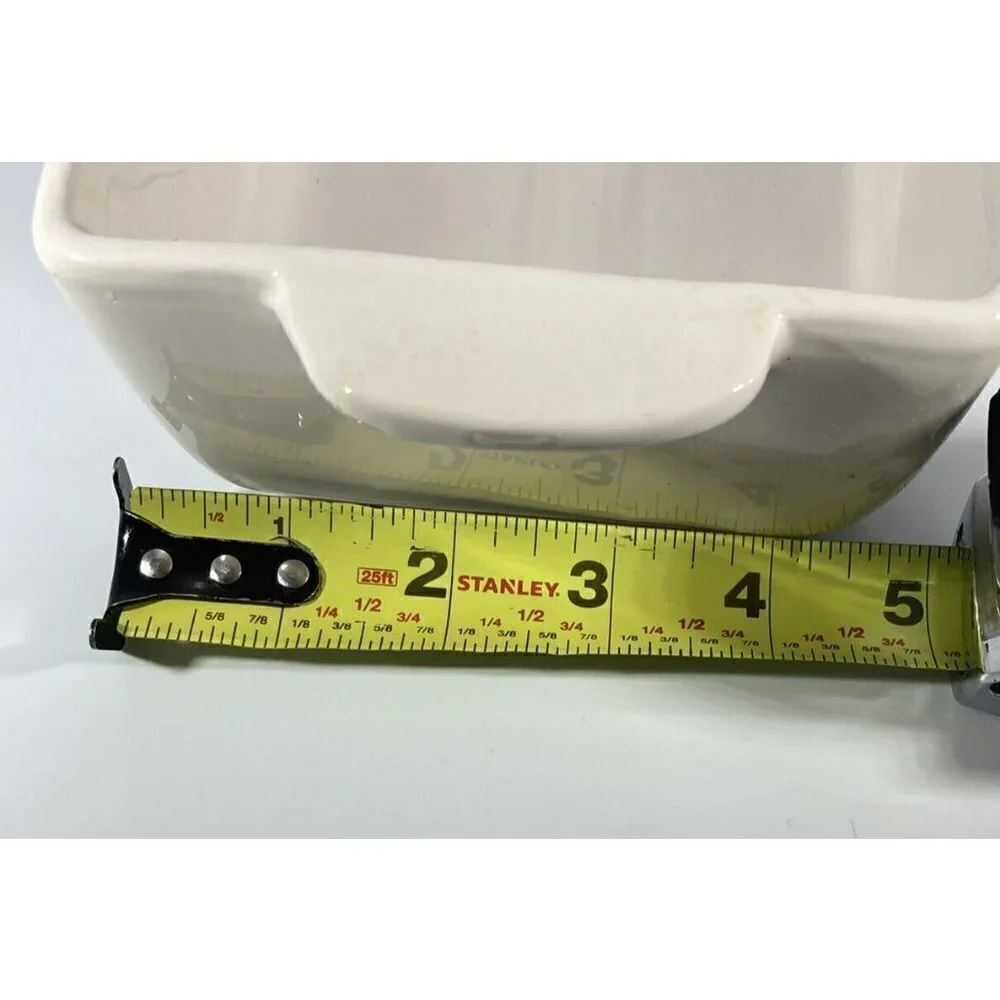 Rae Dunn YUM Ceramic Baking Dish Loaf Pan Large Letter Farmhouse by Magenta‎